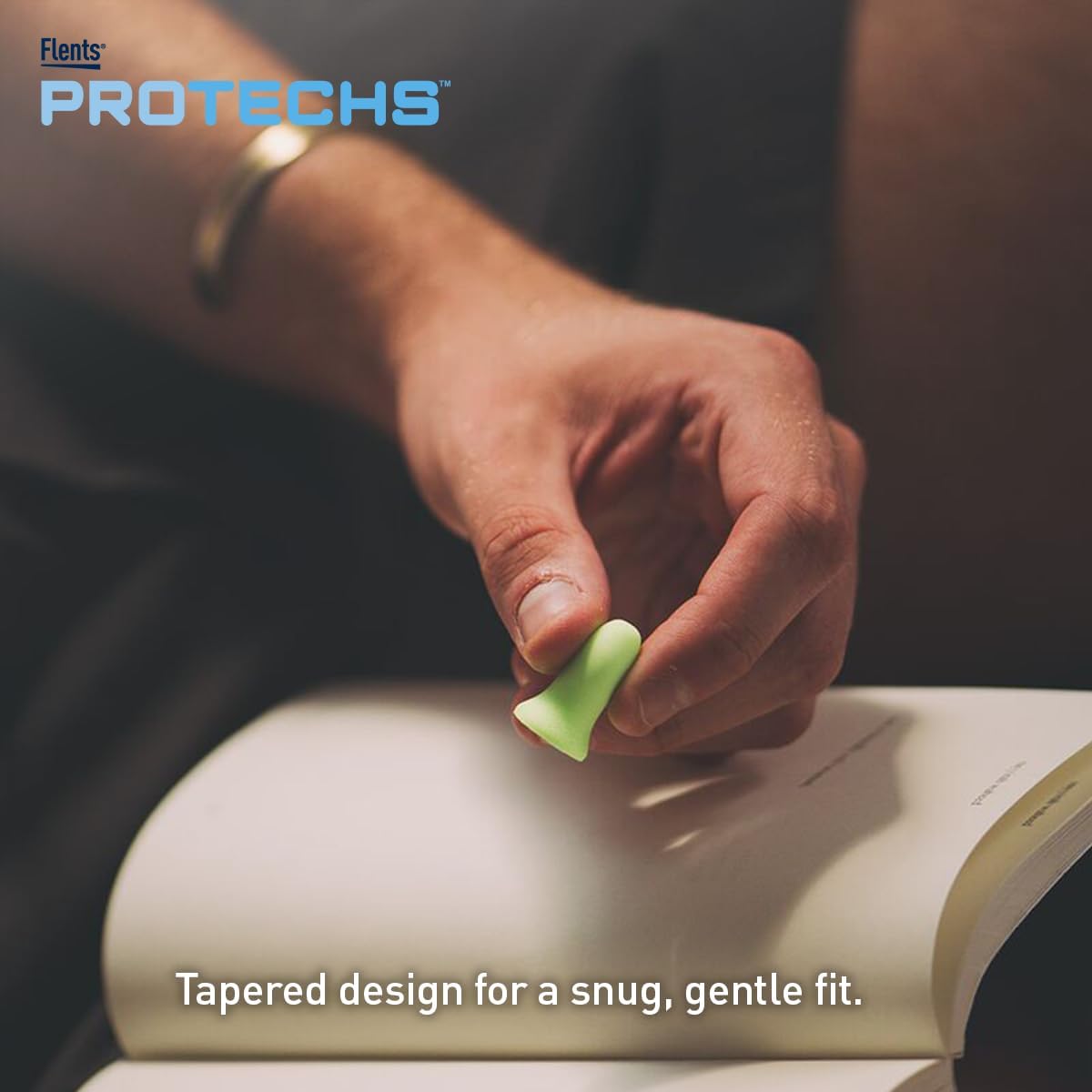 Flents Protechs Quiet Contour Foam Ear Plugs, NRR 33, 10 Pair, Green - Image 8