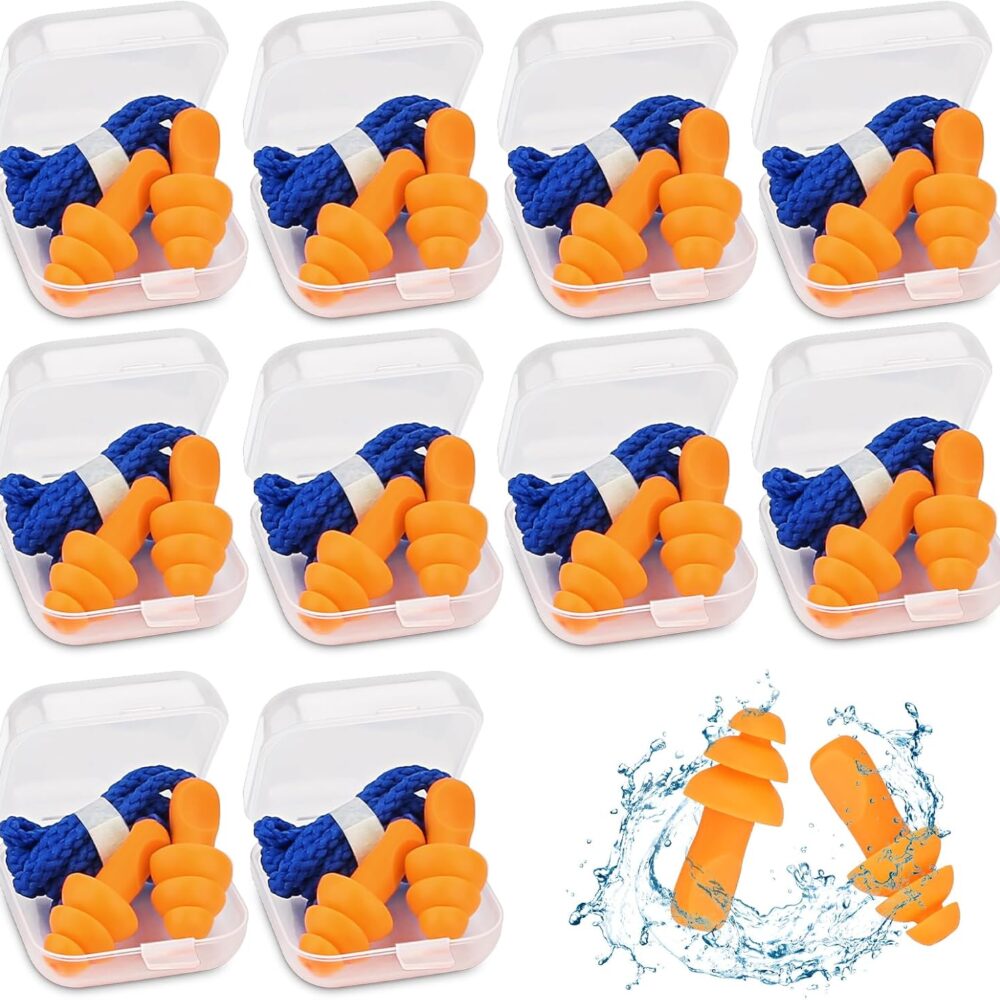 Ear Plugs for Noise Reduction, 10 Pairs Shooting Ear Protection for Gun Range, Hearing Protection for ShootersEar Plugs for Shooting